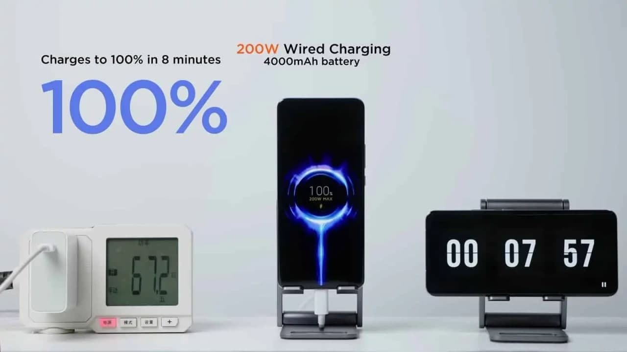 Xiaomi's 200W charging