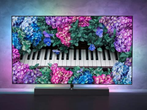 Gorgeous OLED 4K TV graphics and Dolby Atmos soundbar combined into one