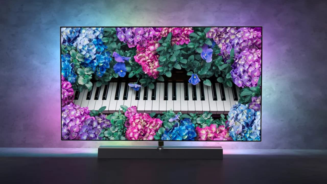 Gorgeous OLED 4K TV graphics and Dolby Atmos soundbar combined into one