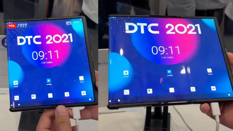 TCL's foldable and rollable smartphone